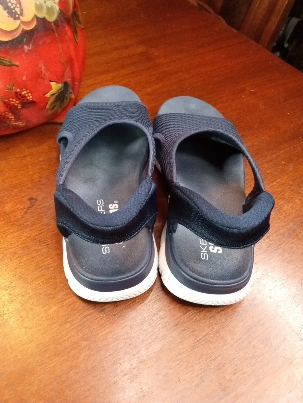 Skechers 8M Navy Blue Women's Summits-Sweetly Evolved Sport Sandals Hands Free